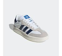 Sneaker ADIDAS ORIGINALS "SAMBA XLG", Damen, Gr. 41, cloud weiß, night indigo, sanftes weiß, Leder, Schuhe Sneaker, mit erhöhter Sohle und gepolsterter Zunge (25155745-41) cloud weiß, night indigo, sa