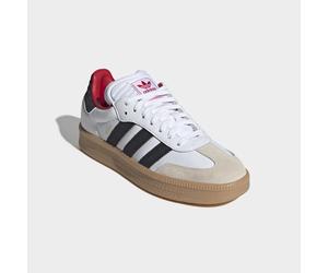 Sneaker ADIDAS ORIGINALS "SAMBA XLG", Herren, Gr. 43, cloud weiß, supplier colour, gum 3, Leder, Textil, Schuhe Sneaker (69628354-43) cloud weiß, supplier colour, gum 3