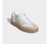 Sneaker ADIDAS ORIGINALS "SAMBAE", Damen, Gr. 40, gelb (cloud weiß, orange tint, semi ice tangerine), Leder, Schuhe Sneaker (97060802-40) cloud weiß, orange tint, semi ice tangerine