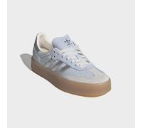 Sneaker ADIDAS ORIGINALS "SAMBAE X LIBERTY LONDON", Damen, Gr. 43, crystal sky, silber metallic, chalk pearl, Leder, Textil, Schuhe Sneaker (19186543-43) crystal sky, silber metallic, chalk pearl