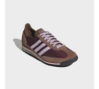 Sneaker ADIDAS ORIGINALS "SL 72 OG W", Damen, Gr. 42, maroon, ice lavender, preloved braun, Leder, Textil, Schuhe Sneaker (71873902-42) maroon, ice lavender, preloved braun