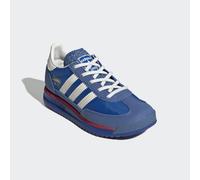 Sneaker ADIDAS ORIGINALS "SL 72 RS ELASTIC LACES KIDS", Mädchen, Gr. 28, blau (blau, core weiß, better scarlet), Synthetik, Textil, Schuhe Sneaker, für Kinder & Jugendliche (24079168-28) blau, core we