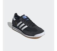 Sneaker ADIDAS ORIGINALS "SL 72 RS", Herren, Gr. 44,5, schwarz-weiß (core schwarz, ftwr weiß, blau), Leder, Textil, Schuhe Sneaker (98569934-44,5) core schwarz, ftwr weiß, blau
