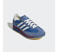 Sneaker ADIDAS ORIGINALS "SL 72 RS KIDS", Mädchen, Gr. 36, blau (blau, core weiß, better scarlet), Leder, Textil, Schuhe Sneaker, für Kinder & Jugendliche (50583450-36) blau, core weiß, better scarlet