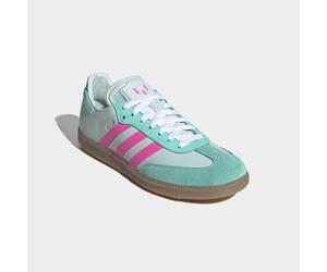 Sneaker ADIDAS PERFORMANCE "SAMBA MESSI", Herren, Gr. 43, halo mint, lucid pink, gum4, Leder, Synthetik, Schuhe Sneaker (18125663-43) halo mint, lucid pink, gum4