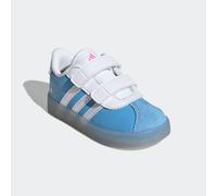 Sneaker ADIDAS SPORTSWEAR "ADIDAS DISNEY CINDERELLA VL COURT 3.0 KIDS", Mädchen, Gr. 23, weiß (semi blau burst, cloud weiß, lucid pink), Schuhe Sneaker, für Kinder (22761057-23) semi blau burst, cloud