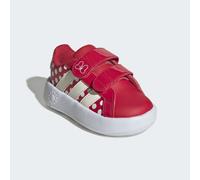 Sneaker ADIDAS SPORTSWEAR "ADIDAS DISNEY MINNIE MAUS KIDS GRAND COURT", Mädchen, Gr. 22, rot (pure ruby, sanftes weiß, ftwr weiß), Synthetik, Schuhe Sneaker, für Kinder (22819163-22) pure ruby, sanfte