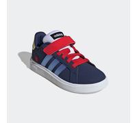 Sneaker ADIDAS SPORTSWEAR "ADIDAS DISNEY SNOW WHITE GRAND COURT 00S KINDER", Mädchen, Gr. 32, blau (dunkelblau, blau fusion, better scarlet), Synthetik, Schuhe Sneaker, für Kinder & Jugendliche (11409