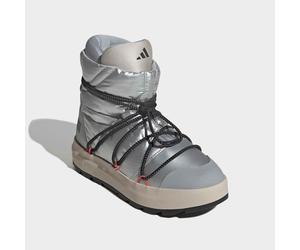 Sneaker ADIDAS SPORTSWEAR "ADIDAS X MOON BOOT ACE MID", Herren, Gr. 36, matte silber, core schwarz, lucid rot, Synthetik, Textil, Schuhe Sneaker (71966344-36) matte silber, core schwarz, lucid rot