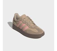 Sneaker ADIDAS SPORTSWEAR "BARREDA", Damen, Gr. 38,5, magic beige, semi frozen turbo, gum5, Leder, Synthetik, Schuhe Sneaker, inspiriert vom Design des adidas handball spezial (42075369-38,5) magic be
