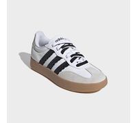 Sneaker ADIDAS SPORTSWEAR "BARREDA", Damen, Gr. 38,5, cloud weiß, core schwarz, gum10, Leder, Synthetik, Schuhe Sneaker, inspiriert vom Design des adidas handball spezial (89244745-38,5) cloud weiß, c