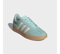 Sneaker ADIDAS SPORTSWEAR "BARREDA", Damen, Gr. 38, weiß (semi flash aqua, wonder weiß, gum10), Leder, Synthetik, Schuhe Sneaker, inspiriert vom Design des adidas handball spezial (31818114-38) semi f