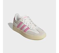 Sneaker ADIDAS SPORTSWEAR "BARREDA", Damen, Gr. 39, core weiß, bliss pink, orbit grau, Leder, Synthetik, Schuhe Sneaker, inspiriert vom Design des adidas handball spezial (26616652-39) core weiß, blis