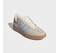 Sneaker ADIDAS SPORTSWEAR "BARREDA", Damen, Gr. 40, cream weiß, glow blau, gum10, Leder, Synthetik, Schuhe Sneaker, inspiriert vom Design des adidas handball spezial, Topseller (72114725-40) cream wei