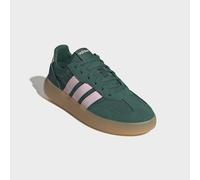 Sneaker ADIDAS SPORTSWEAR "BARREDA DECODE", Damen, Gr. 40, cgrün, clpink, gum3, Leder, Textil, Schuhe Sneaker, inspiriert vom Design des adidas handball spezial (38511142-40) cgrün, clpink, gum3