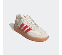 Sneaker ADIDAS SPORTSWEAR "BARREDA DECODE", Herren, Gr. 37, weiß (sanftes weiß, better scarlet, alumina), Leder, Schuhe Sneaker, inspiriert vom Design des adidas handball spezial (93793049-37) sanftes