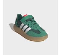 Sneaker ADIDAS SPORTSWEAR "BARREDA DECODE KIDS", Mädchen, Gr. 31, grün (collegiate grün, ftwr weiß, lucid rot), Leder, Textil, Schuhe Sneaker, inspiriert vom Design des Handball Spezial, für Kinder &