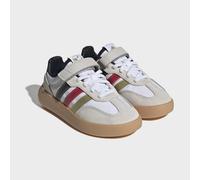 Sneaker ADIDAS SPORTSWEAR "BARREDA DECODE KIDS", Mädchen, Gr. 32, cloud weiß, core schwarz, gold metallic, Textil, Schuhe Sneaker, World Cup Nations Pack, für Kinder & Jugendliche (26426811-32) cloud