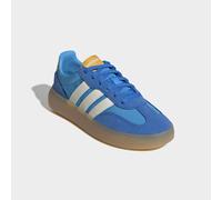 Sneaker ADIDAS SPORTSWEAR "BARREDA DECODE KIDS", Mädchen, Gr. 36, lucid aquamarine, sanftes weiß, collegiate gold, Leder, Textil, Schuhe Sneaker, inspiriert vom adidas Handball Spezial, für Kinder & J