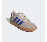 Sneaker ADIDAS SPORTSWEAR "BARREDA", Herren, Gr. 44, beige (wonder beige, lucid blau, gum10), Leder, Synthetik, Schuhe Sneaker (83769414-44) wonder beige, lucid blau, gum10