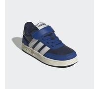 Sneaker ADIDAS SPORTSWEAR "BREAKBASE KIDS", Mädchen, Gr. 33, blau (collegiate navy, dash grau, collegiate royal), Synthetik, Schuhe Sneaker, für Kinder & Jugendliche (18826607-33) collegiate navy, das
