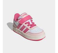 Sneaker ADIDAS SPORTSWEAR "BREAKBASE KIDS", Mädchen, Gr. 34, pink (cloud weiß, pink fusion, wonder quartz), Synthetik, Schuhe Sneaker, für Kinder & Jugendliche (64351564-34) cloud weiß, pink fusion, w