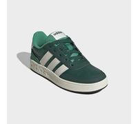 Sneaker ADIDAS SPORTSWEAR "BREAKBASE KIDS", Mädchen, Gr. 39, collegiate grün, sanftes weiß, court grün, Synthetik, Textil, Schuhe Sneaker, für Kinder & Jugendliche (98618246-39) collegiate grün, sanft