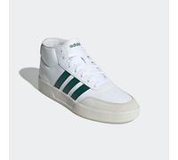 Sneaker ADIDAS SPORTSWEAR "BREAKNET MID", Herren, Gr. 45, weiß (cloud weiß, collegiate grün, core weiß), Leder, Synthetik, Schuhe Sneaker (71002122-45) cloud weiß, collegiate grün, core weiß