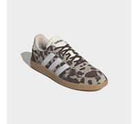 Sneaker ADIDAS SPORTSWEAR "BREAKNET SL amen, Gr. 40,5, braun (sanftes weiß, ftwr weiß, core schwarz), Leder, Synthetik, Schuhe Sneaker, inspiriert vom Design des adidas handball spezial (6788650