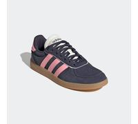 Sneaker ADIDAS SPORTSWEAR "BREAKNET SLEEK", Damen, Gr. 37, blau (shadow navy, pink spark, sanftes weiß), Leder, Synthetik, Schuhe Sneaker (47187304-37) shadow navy, pink spark, sanftes weiß