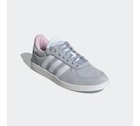 Sneaker ADIDAS SPORTSWEAR "BREAKNET SLEEK", Gr. 39, grau (halo silber, cloud weiß, grau two), Leder, Synthetik, Schuhe (25548837-39) halo silber, cloud weiß, grau two
