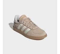 Sneaker ADIDAS SPORTSWEAR "BREAKNET SLEEK J", Mädchen, Gr. 38,5, magic beige, sanftes weiß, gum 3, Leder, Synthetik, Schuhe Sneaker, für Kinder & Jugendliche (84927211-38,5) magic beige, sanftes weiß,