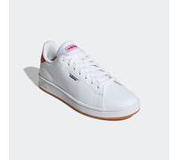 Sneaker ADIDAS SPORTSWEAR "COURT", Damen, Gr. 42,5, cloud weiß, core schwarz, better scarlet, Synthetik, Schuhe Sneaker (50047408-42,5) cloud weiß, core schwarz, better scarlet