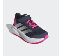 Sneaker ADIDAS SPORTSWEAR "DURAMO SL KIDS", Mädchen, Gr. 32, silber (shadow navy, silber metallic, lucid pink), Synthetik, Textil, Schuhe Sneaker, mit Klettverschluss, für Kinder & Jugendliche (312080
