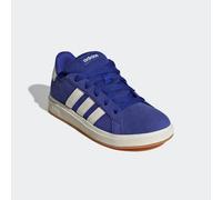 Sneaker ADIDAS SPORTSWEAR "GRAND COURT 00S", Mädchen, Gr. 33, blau (semi lucid blau, sanftes weiß, gum10), Leder, Synthetik, Schuhe Sneaker, Design auf den Spuren des adidas Superstar, für Kinder & Ju