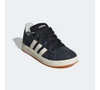Sneaker ADIDAS SPORTSWEAR "GRAND COURT 00S", Mädchen, Gr. 35, core schwarz, sanftes weiß, gum10, Leder, Synthetik, Schuhe Sneaker, Design auf den Spuren des adidas Campus 00, für Kinder & Jugendliche