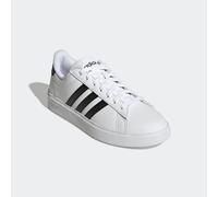 Sneaker ADIDAS SPORTSWEAR "GRAND COURT 2.0", Damen, Gr. 43, schwarz-weiß (cloud weiß, core schwarz, core schwarz), Synthetik, Schuhe Sneaker, Design auf den Spuren des adidas Superstar (90271637-43) c