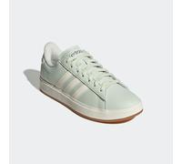Sneaker ADIDAS SPORTSWEAR "GRAND COURT 2.0", Gr. 37, linen grün, sanftes weiß, silber metallic, Synthetik, Textil, Schuhe Sneaker, Design auf den Spuren des adidas Superstar (48570665-37) linen grün,