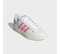 Sneaker ADIDAS SPORTSWEAR "GRAND COURT 3.0", Damen, Gr. 40,5, cloud weiß, bliss pink, core weiß, Synthetik, Textil, Schuhe Sneaker (89162300-40,5) cloud weiß, bliss pink, core weiß