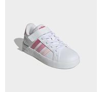Sneaker ADIDAS SPORTSWEAR "GRAND COURT 3.0 FÜR KINDER", Mädchen, Gr. 31, rosa (cloud weiß, pink fusion, bliss pink), Synthetik, Textil, Schuhe Sneaker, mit Klettverschluss, für Kinder (25526032-31) cl