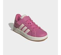Sneaker ADIDAS SPORTSWEAR "GRAND COURT 3.0 FÜR KINDER", Mädchen, Gr. 34, pink (pink fusion, wonder quartz, sanftes weiß), Synthetik, Textil, Schuhe Sneaker, mit Klettverschluss, für Kinder (98888744-3