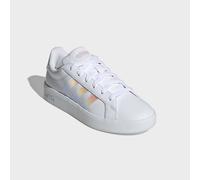 Sneaker ADIDAS SPORTSWEAR "GRAND COURT 3.0 FÜR KINDER UND TEENS", Mädchen, Gr. 37, cloud weiß, iridescent, almost pink, Synthetik, Textil, Schuhe Sneaker, für Kinder & Jugendliche (33803953-37) cloud