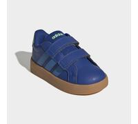 Sneaker ADIDAS SPORTSWEAR "GRAND COURT 3.0 KIDS", Mädchen, Gr. 22, royal blau, ray blau, lime burst, Synthetik, Textil, Schuhe Sneaker, für Kinder (64753859-22) royal blau, ray blau, lime burst