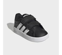 Sneaker ADIDAS SPORTSWEAR "GRAND COURT 3.0 KIDS", Mädchen, Gr. 23, core schwarz, ftwr weiß, ftwr weiß, Synthetik, Textil, Schuhe Sneaker, für Kinder (41335966-23) core schwarz, ftwr weiß, ftwr weiß