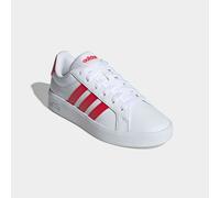 Sneaker ADIDAS SPORTSWEAR "GRAND COURT 3.0 KINDER UND TEENS", Damen, Gr. 38, cloud weiß, pure ruby, pure ruby, Synthetik, Textil, Schuhe Sneaker, für Kinder & Jugendliche (12849755-38) cloud weiß, pur