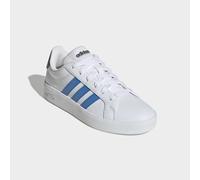 Sneaker ADIDAS SPORTSWEAR "GRAND COURT 3.0 KINDER UND TEENS", Mädchen, Gr. 35,5, cloud weiß, lucid ray blau, aurora onix, Synthetik, Textil, Schuhe Sneaker, für Kinder & Jugendliche (95643030-35,5) cl
