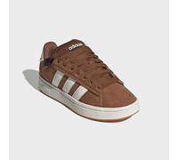 Sneaker ADIDAS SPORTSWEAR "GRAND COURT ALPHA", Damen, Gr. 38,5, dusky bronze, sanftes weiß, gum 3, Leder, Textil, Schuhe Sneaker, inspiriert vom Design des adidas campus 00 (69021813-38,5) dusky bronz