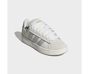 Sneaker ADIDAS SPORTSWEAR "GRAND COURT ALPHA", Damen, Gr. 42, core weiß, wonder sage, gold metallic, Leder, Textil, Schuhe Sneaker, inspiriert vom Design des adidas campus 00 (66788206-42) core weiß,