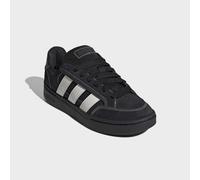 Sneaker ADIDAS SPORTSWEAR "GRAND COURT ALPHA", Herren, Gr. 45, schwarz-weiß (core schwarz, core weiß, carbon), Leder, Synthetik, Schuhe Sneaker, inspiriert vom Design des adidas campus 00 (32603260-45