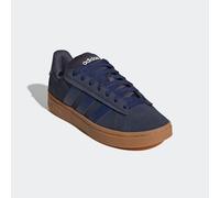 Sneaker ADIDAS SPORTSWEAR "GRAND COURT ALPHA", Herren, Gr. 45, shadow navy, schwarz lila, gum10, Leder, Synthetik, Schuhe Sneaker, Design inspiriert vom adidas Campus 00 (18362219-45) shadow navy, sch